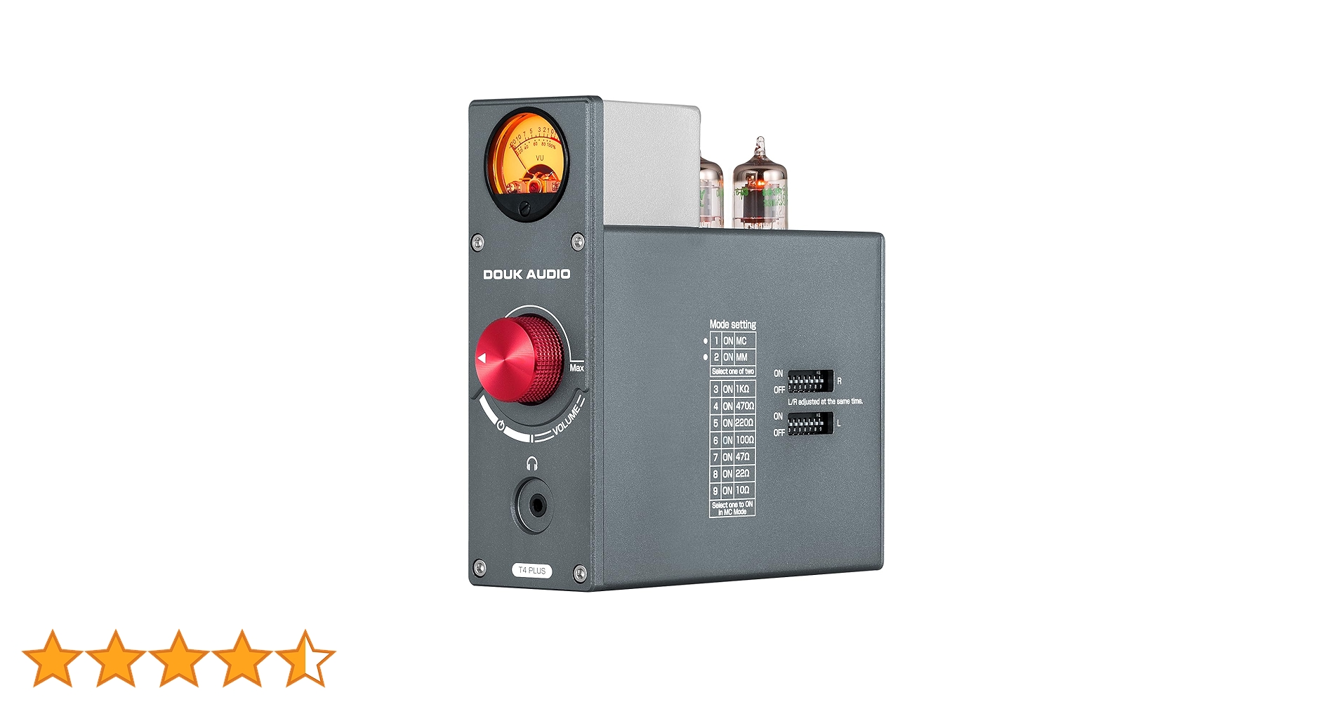 Douk Audio T4 PLUS 真空管 プリ、フォノ、ヘッドフォンアンプ Amazon.co.jp: Douk Audio T4 PLUS HiFi 5654 真空管 プリアンプ